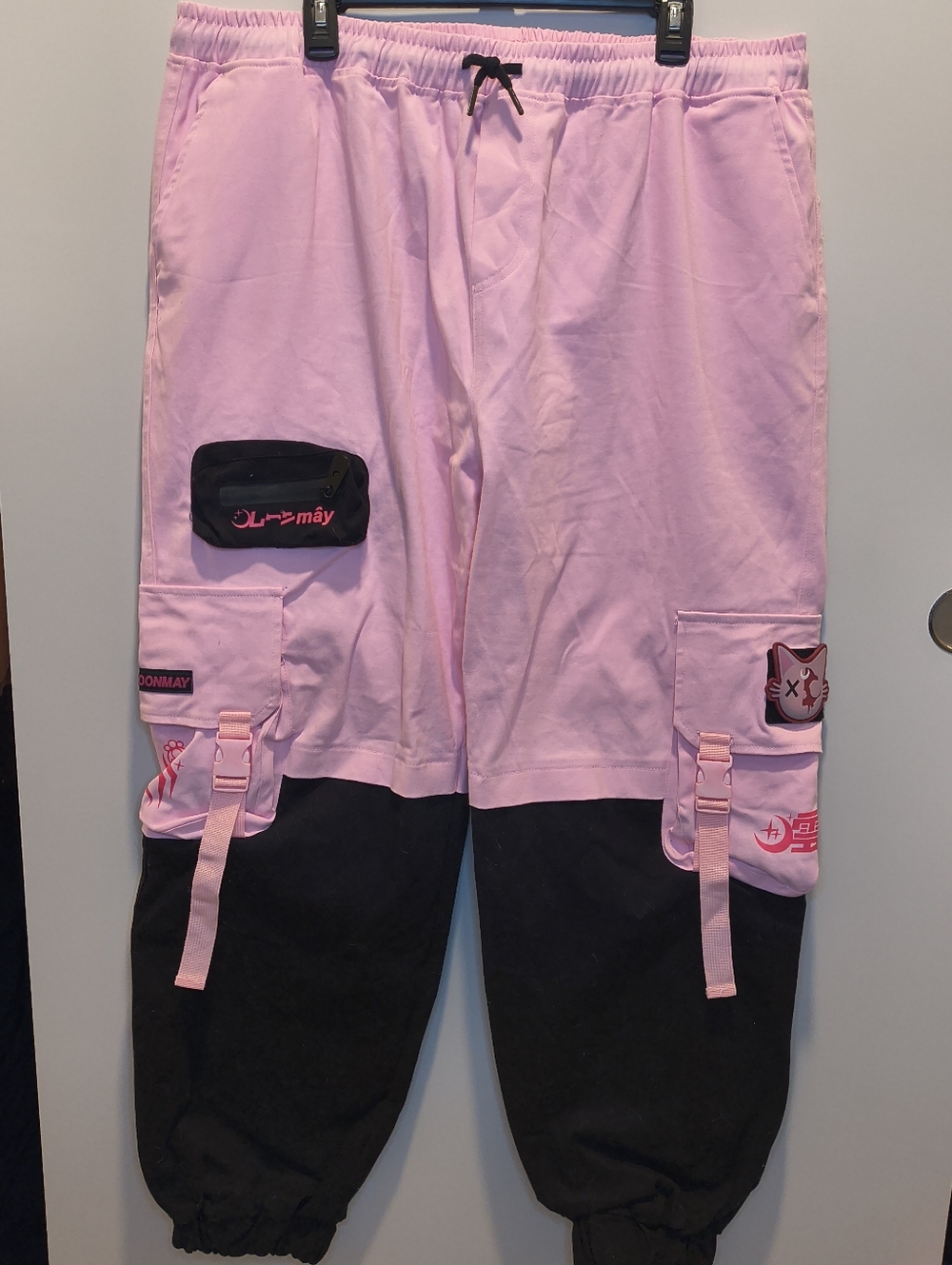 Moonmay Pink & Black Joggers 5X
